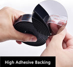 3M Dual Lock SJ3550 1"×4ft Black 2 Pack Reclosable Fastener Mounting Tape Interlocking Mushroom Shaped Strong Adhesive Hook Lock Sticy Tape for Indoor and Outdoor(DB251202)