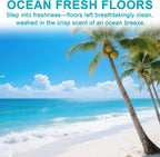 200X Concentrated Floor Cleaning Solution for All Robot Vacuum and Mop, Wet Dry Vacuums Compatible with Eufy, Roborock, Roomba, Tineco, Bissell, Shark, 29.76 fl oz Makes 47 Gallon Cleaner(Ocean Scent)