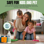 Unscented All Purpose Cleaner Concentrate - Plant-Based, Non-Toxic, Multi-Surface, Fragrance Free Cleaning Products - Pet Safe Cleaner - 8oz Makes 4 Bottles