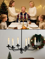 Abeja 25 Pack C26 Clear Torpedo Tip Replacement Lights Bulbs, 7 Watts Replacement Light Bulbs C26 Window Candle Bulbs for Electric Nightlights, Chandeliers, C7/E12 Candelabra Base