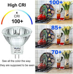 GU4 Halogen Bulb, 3PCS GU4 MR11 12V 20W Dimmable with Glass Cover, High Output 250LM GU 4 Base MR11, 2800k Warm White MR 11 Bulb Great for Indoor Outdoor Accent Lights, Track Lights, Landscape