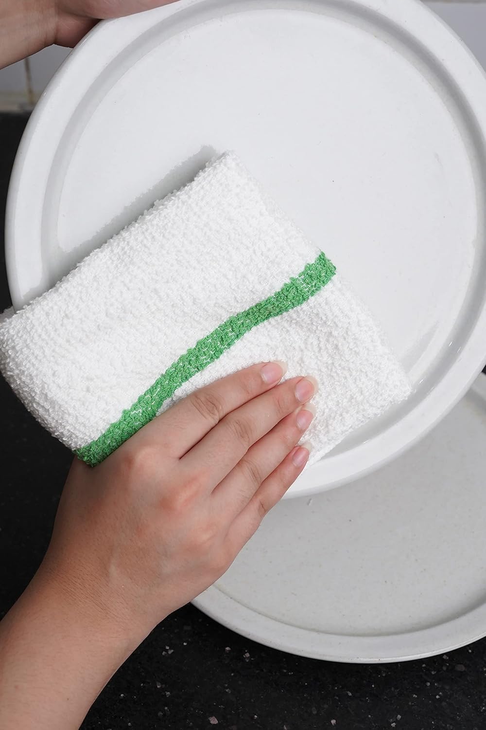 Avalon Towels Terry Bar Mop Towels (Value Pack of 60) Size 16"x19" – Absorbent and Durable, Multipurpose Cleaning Rags, Cotton Cleaning Cloths, Terry Cloth Rags, Reusable Shop Rag