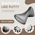 Quick Mending Mud & Waterproof Gray Sealant Putty (Pack of 4) - Ideal for Sealing: Air Conditioning Gaps, Wall Holes, and Drain Pipe Connections，Duct Seal Repair Sealing Clay.