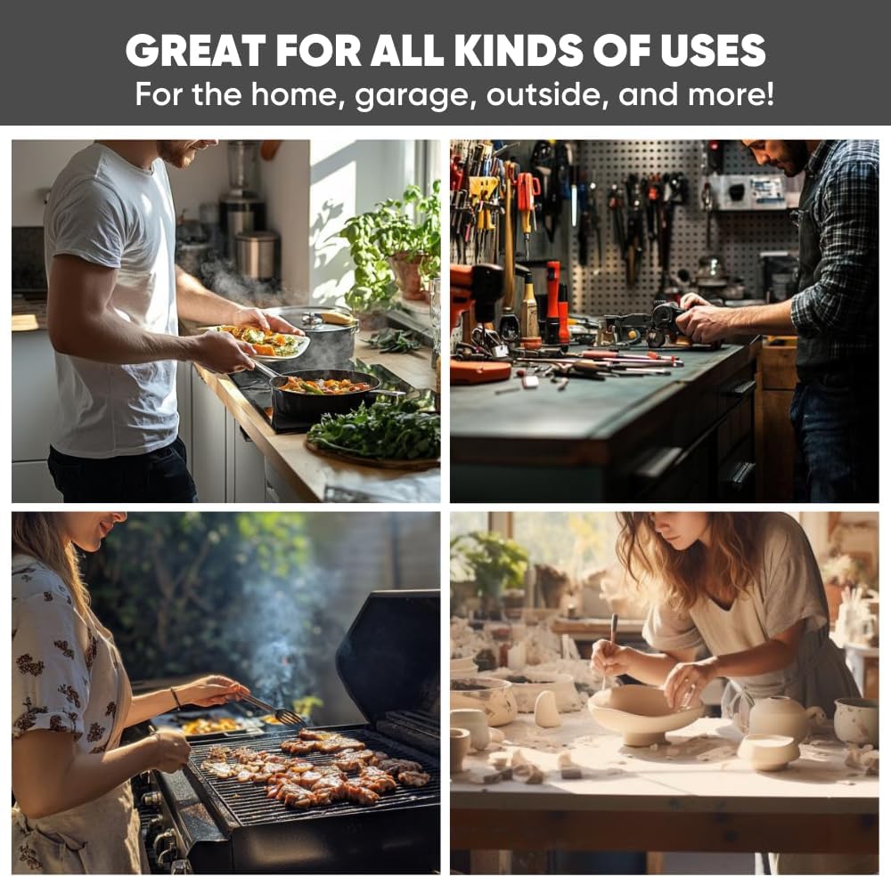 Microfiber Rags in A Box (50 Count) - Mwipes - 10" x 12" Reusable Wipes for Cleaning - Edgeless Terry Towels, Shop Rags, Wash, Dust, Disposable, House, Small Cleaning Cloths (White)