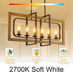 LED Candelabra Light Bulbs 40 watt Equivalent, Dimmable E12 LED Bulb, 2700K Soft White B10 Candle Bulb, Chandelier Light Bulbs, 90+CRI, 400LM, Cear Glass, 6 Pack