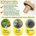 RK-14MH Outside Faucet Repair Kit Metal Handle Compatible with Woodford Model 14,Model 18