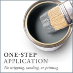 AMY HOWARD AT HOME Chalk-Based One Step Paint for Furniture, Cabinetry, Decor, Finish, and More | No Stripping, Sanding, or Priming | Medium Base | 16 Ounce | Park Avenue