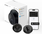 Level Lock+ (Matter) Smart Lock - World's Smallest, Most Advanced Matter-Over-Thread Deadbolt Plus Apple Home Key - Keyless and Remote Access via Apple, Alexa, Google Home, SmartThings (Matte Black)