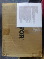 VEVOR 10' x 100' Plastic Sheeting Heavy Duty, 6 Mil Thick Plastic Sheeting Roll, Plastic Drop Cloth Painters Tarp Covering for Crawl Space Vapor Barrier, Black and White Double-Sided, Multi-Purpose