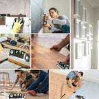 Laser Level Line Tool, Multipurpose Laser Level Kit Standard Cross Line Laser leveler Beam Tool with Metric Rulers 8ft/2.5M for Picture Hanging cabinets Tile Walls by AikTryee.