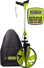 Calculated Industries #6575 DigiRoller Plus III 12.5 Inch Estimators Electronic Distance Measuring Wheel with Large Backlit Digital Display; Measure in Feet, Inches, Meters, Yards; FREE Carrying Pack