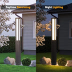High 71 Inches Landscape Path Light, Outdoor Modern Luxury LED IP54 Waterproof Landscape Bollard Lighting for Lawn Patio Courtyard Driveway Pathway Decoration with High Voltage Wired