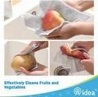 AIDEA Non Scratch Wire Dishcloth 24PK, Wire Dishwashing Rag for Wet and Dry, Washable Dish Rags No Odor, Cleaning Pads Steel Scrubber for Cookware, Sinks, Dishes, Stove Tops, 7"×8"