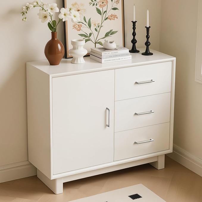 10 Pack 5 Inch(128mm) Hole Center Modern Satin Nickel Cabinet Pull Handle Timeless Vanity Drawer Pull Handle Classic Cabinet Hardware for Kitchen Bathroom, Screws Included, Nickel-B(5x10)