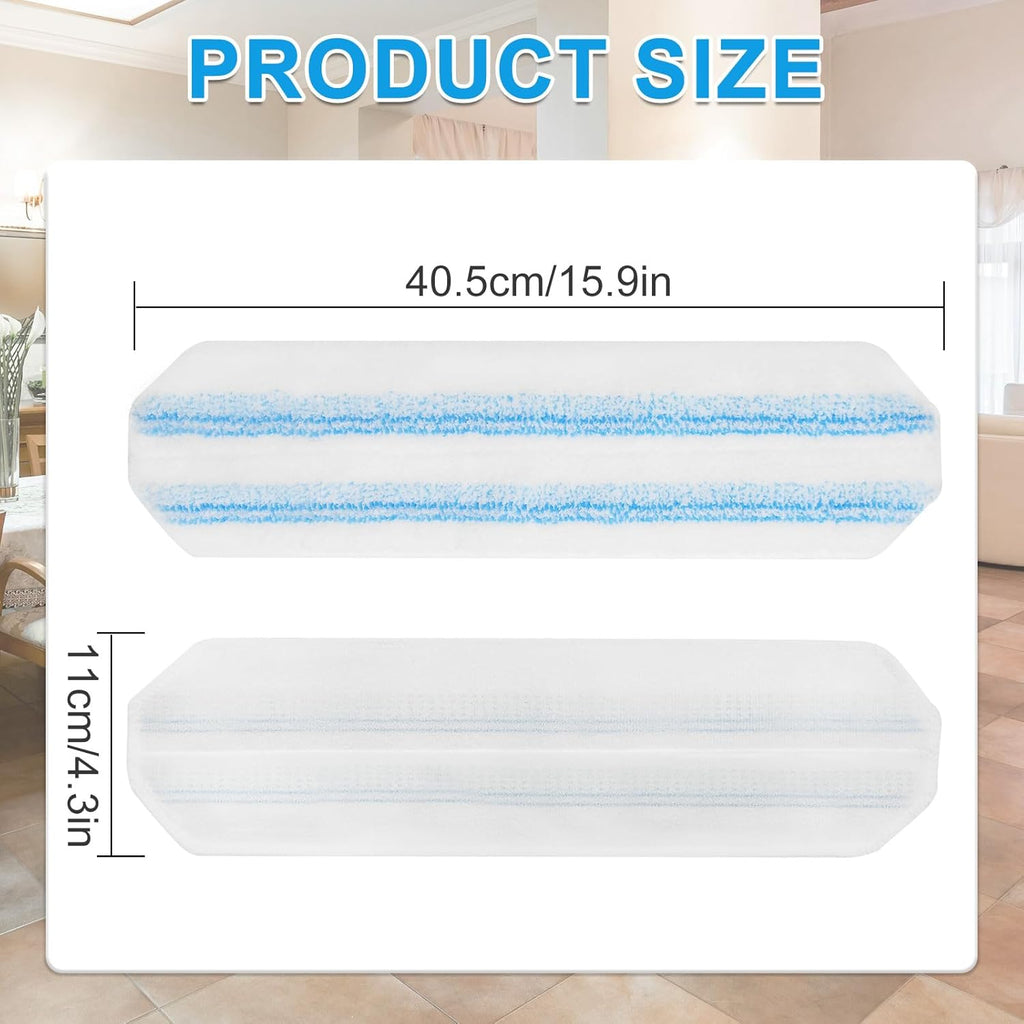 Mop Replacement Pads for Ocedar H2prO Flat Mop, 7 Pack Mop Refills for O-Cedar H2pro Flat Mop, Machine Washable Reusable Microfiber Mop Heads Replacements for Ocedar H2 Pro Mop
