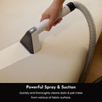 Cutewolf Portable Carpet & Upholstery Cleaner Machine, Handheld Spot Remover, 14Kpa Strong Suction Multi-purpose Deep Cleaner for Couch, Car, Stairs, Rugs, Pet Stains