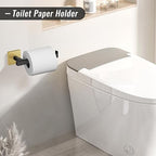 YACVCL Towel Bar Set, 5-Piece Black and Gold Bathroom Hardware Set, Black&Gold Bathroom Accessories Set, SUS304 Stainless Steel 23.6 Inch Towel Holder Towel Racks Set Wall Mounted