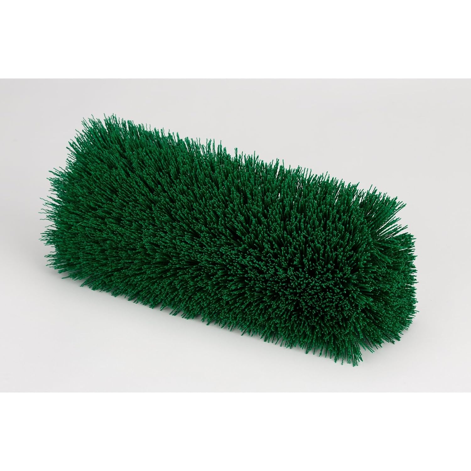 SPARTA Multi-Level Tile Scrub Brush 12" Wide Brush Head, Heavy-Duty Tile Cleaning Brush with End Bristles for Commercial Tiles, Tubs and Floor, Plastic, 12 Inches, Green