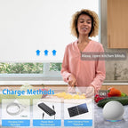 Motorized Blinds with Remote Cordless Automatic Motorized Shades Custom Blinds for Windows Smart Curtains Compatible with Alexa Google Home(Blackout Ivory White,W70 x H72in)