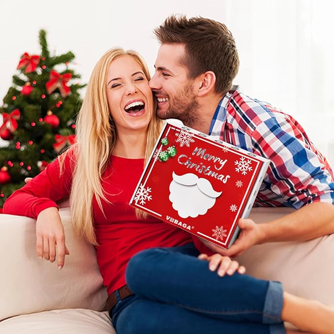 VOBAGA Coffee Mug Warmer&Cup Warmer for Office Desk Use Gift, Electric Beverage Warmer with Three Temperature Settings, Coffee Warmer for Cocoa Tea Milk with Auto Shut Off(NO Cup) (X-MAS Package)