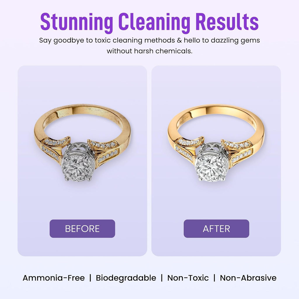 Worley's Wonder Jewelry & Glass Cleaner (16 Ounce Refill Bottle) - Jewelry Cleaner Spray for Gold, Silver, Diamonds, Gemstones, Glass, Marble, Electronics (16.00 Fl Oz (Pack of 20))