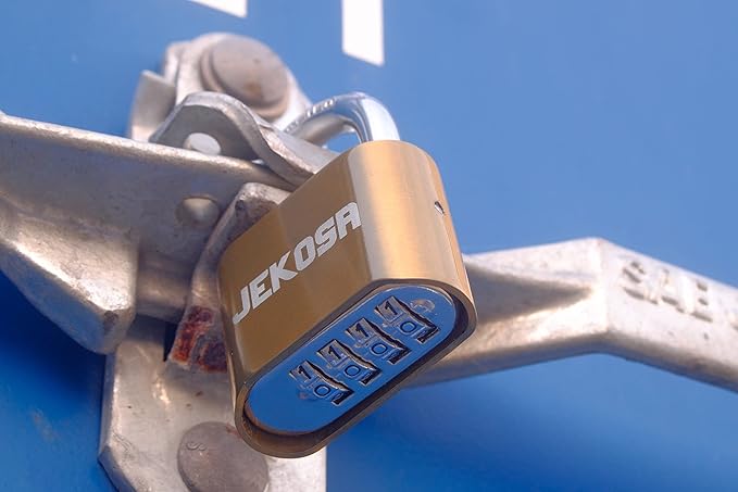 Jekosa® JKC/50 [Weatherpoof] Heavy Duty Combination Lock Outdoor - Lock with 4 Digit Code [No Key] - Ideal for Gate, Shed, Fence