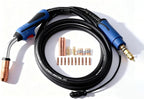 Heavy Duty Mig Gun 15ft Replacement for Miller Millermatic 200/210/211/212/250/251 Welder M25 with tips (tip .045)
