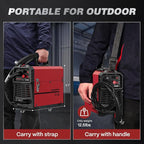 ARCCAPTAIN 160A MIG Welder 110V 220V 4 in 1 Welding Machine Gas MIG, Gasless MIG Flux Core Welder, Lift TIG, MMA Stick Welder, Welder Machine with Synergy for Beginner IGBT Inverter Portable Welder