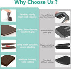 Furniture Leveler 24pcs Kit Size Variety | Multi-Purpose Rubber Shim for Leveling Feet Stable | Anti-Wobble Pad for Uneven Table, Dresser Leg, Toliet and More Furniture | Prevent from Wobbling