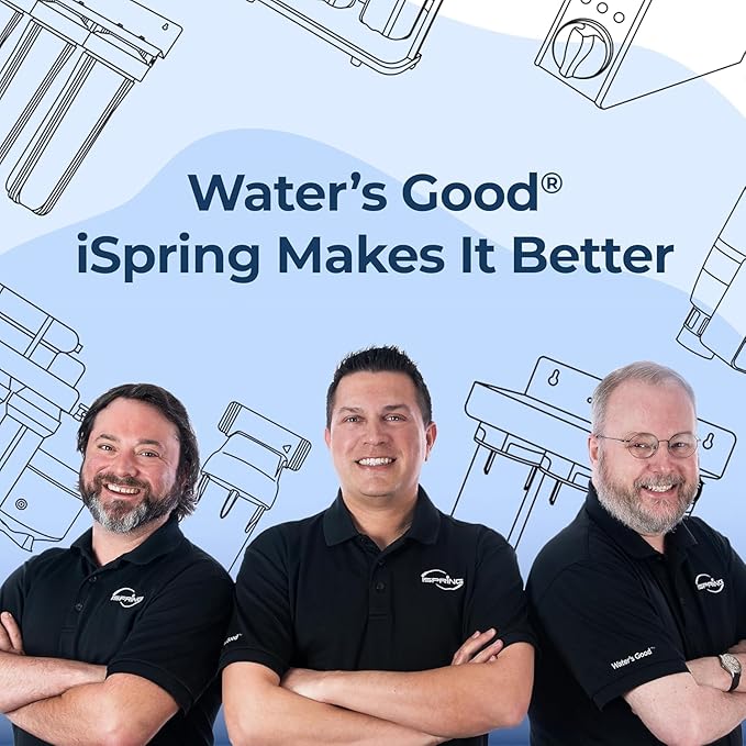 iSpring RO800G Tankless Reverse Osmosis System, 800 GPD Under Sink Water Filter with 2.5:1 Pure to Drain Ratio, TDS & PFAS Reduction, Space Saving Design, Includes Brushed Nickel Faucet