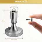 DiCUNO Lamp Turn On/Off Switch Knobs Replacement, Metal Lamp Switch Knob for Universal Light Socket, Standard Size, Chrome Color,4 Packs