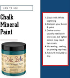 Dixie Belle Paint Company Chalk Finish Furniture Paint - Antebellum Blue (8oz) - Matte Dark Teal Chic Chalk Mineral DIY Furniture Paint