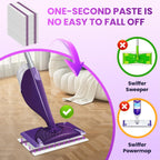 Disposable Wet Pads Refill for Swiffer WetJet Mop,30-Pack Multi-Surface Spray Mop Pad Refills for Floor, Bathroom, Kitchen, Living Room Cleaning, Super Strong Stains Absorption