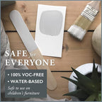 AMY HOWARD AT HOME Chalk-Based One Step Paint for Furniture, Cabinetry, Decor, Finish, and More | No Stripping, Sanding, or Priming | Ultra-Light Base | 32 Ounce | Luxe Gray