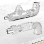 TAISHER 99PCS 304 Stainless Steel Pipe Fitting Kit，Coupling，Nipple，Bushing，Reducer Adapter，Reducer Nipple，90 Degree Elbow，Plug，Cap，Tee，NPT Thread Pipe Adapter Fitting