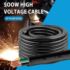 100ft 8/3 8 AWG Portable Power Cable (3 Conductor) - SOOW 600V 8 Gauge Electric Wire for Motor Leads, Portable Lights, Battery Chargers and Machinery - 3 Conductor - 100 Feet Electrical Cord