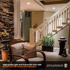 Sylvania 6" Slim Microdisk Downlight, 12W, 5 CCT Select (2700K - 5000K) Recessed Lighting, 1000 LMS, 90 CRI, Dimmable, Wet-Rated, White - 6 Pack (61190)