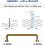 JOY DECOR Cabinet Pulls – 5 Inch Hole Center, Antique Brass, 15 Pack, Zinc Alloy Cabinet Handles for Drawers & Cupboard – Vintage Style Hardware for Kitchen, Bathroom, Dresser, Furniture Makeover