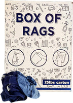 Premium Color Knit Cleaning Rags (24x25 lbs. Boxes Pallet) – Shop Rags Bulk for Workshops, Mechanics, Painters, and Home Use, Multipurpose Cotton T-Shirt Rags