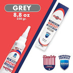 Tile Grout, Repair Kit,Restore & Renew Tile Joints Line, Fast Drying Grout Paint Squeeze Tube for Bathroom Shower Kitchen Floor, Waterproof (8.8 oz) (Grey)