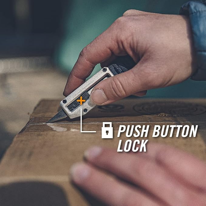 Gerber Gear Prybrid X EDC Multitool Pocket Utility Knife - Razor Knife with Retractable Hobby Blade and Pry Bar - Green