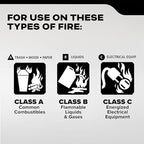 Kidde Commercial-Grade Fire Extinguisher for Office, Parking Garages, Rechargeable, 3A40BC