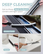 SXhyf Cleaning Brush - Hard Bristle Crevice Cleaning Brush, Multifunctional Gap Scrub Brush, Home Essentials, Bathroom Cleaner Tools for Household Use, Kitchen, Window, Faucet(S1110SE) (6, Multicolor)