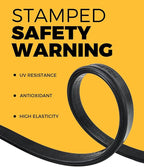 Bungee Cords with Hooks 15", Heavy Duty Rubber Straps, 10 Pack Bungee Straps for Trucks, Tarp Tie Downs, Rain Cover, Cargo, Canopy, Outdoor Use, 180 lbs Load