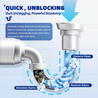 3pcs Drain Clog Remover, Pipeline Dredging Agent, Powerful Quick Cleaning Drain Toilet Cleaner Tool, Unclog Toilet Clog And Kitchen Sink Pipe Unblocker Powder