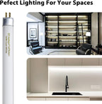 amgolibi T5 14W 4100K Fluorescent Tube, 22 Inches F14T5/841 Straight Fluorescent Bulb, F14T5/CW Fluorescent Lamp for Counter and Cabinet Fixture, Cool White 1250 Lumen G5 Base