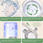 Roliwils Underwear Washing Machine | Automatic Mini Washing Machine, Portable spin dry | For underwear, socks, baby clothes | mini washing machine for travel, dorm, RV | Saves water and time