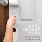 AMY HOWARD AT HOME Chalk-Based One Step Paint for Furniture, Cabinetry, Decor, Finish, and More | No Stripping, Sanding, or Priming | Ultra-Light Base | 16 Ounce | Serengeti Gray