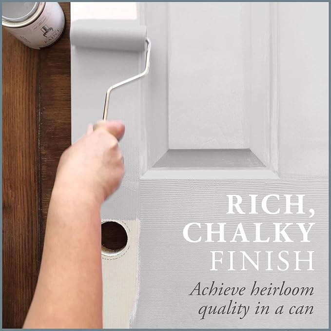 AMY HOWARD AT HOME Chalk-Based One Step Paint for Furniture, Cabinetry, Decor, Finish, and More | No Stripping, Sanding, or Priming | Ultra-Light Base | 16 Ounce | Serengeti Gray