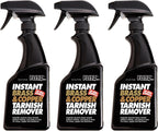 Flitz Instant Brass and Copper Tarnish Remover - 16oz Bottle of USA-Made Organic Rust Remover Spray (No-Rub) - Removes Stains & Oxidation from Glass & Aluminum - Brass Cleaners That Work (3 Pack)